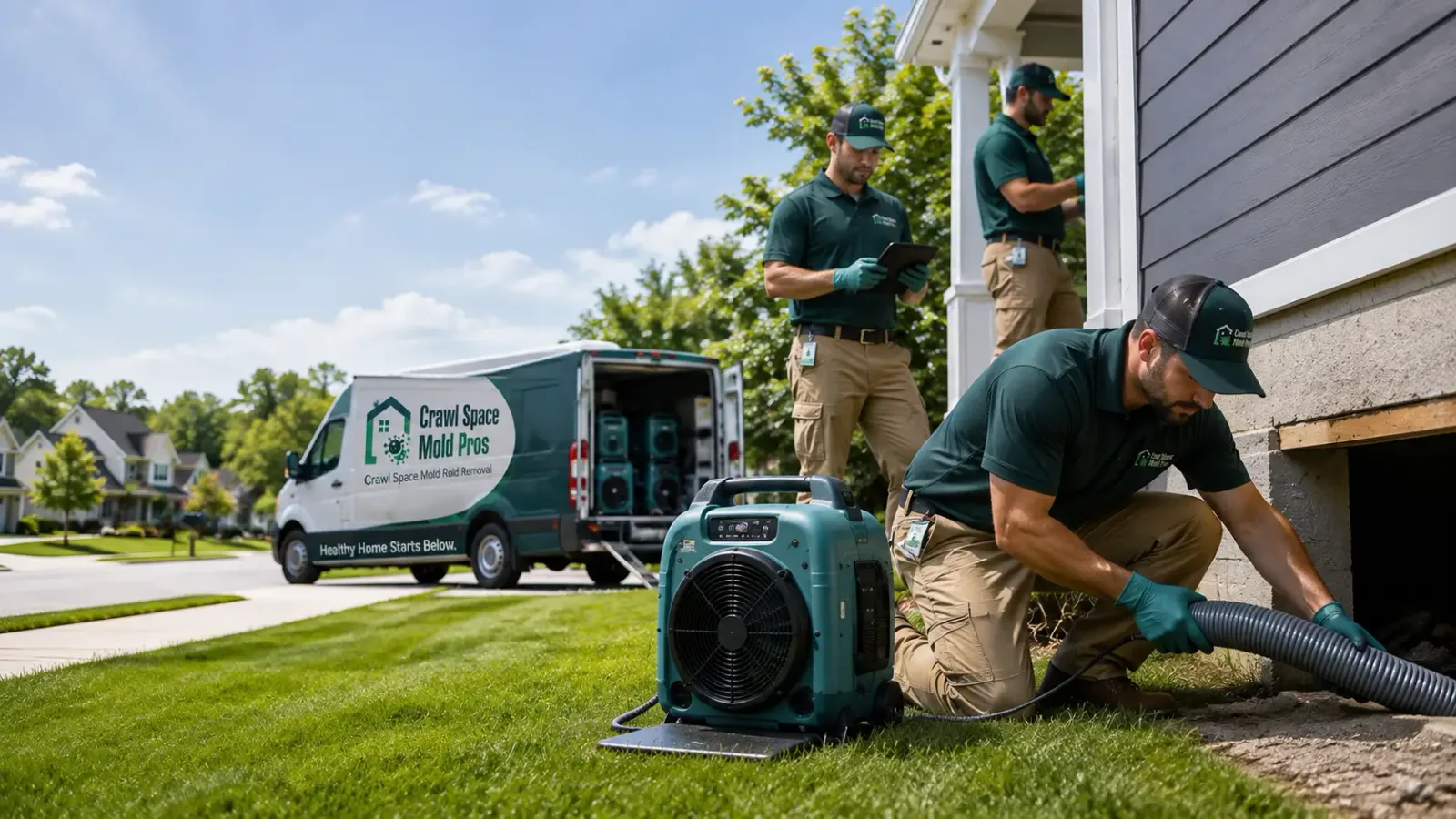 Crawl Space Mold Removal in Dannebrog, NE